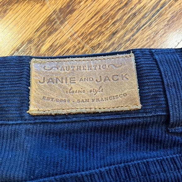 Janie And Jack Boy’s Blue Corduroy Jeans Size 8 - Picture 7 of 8
